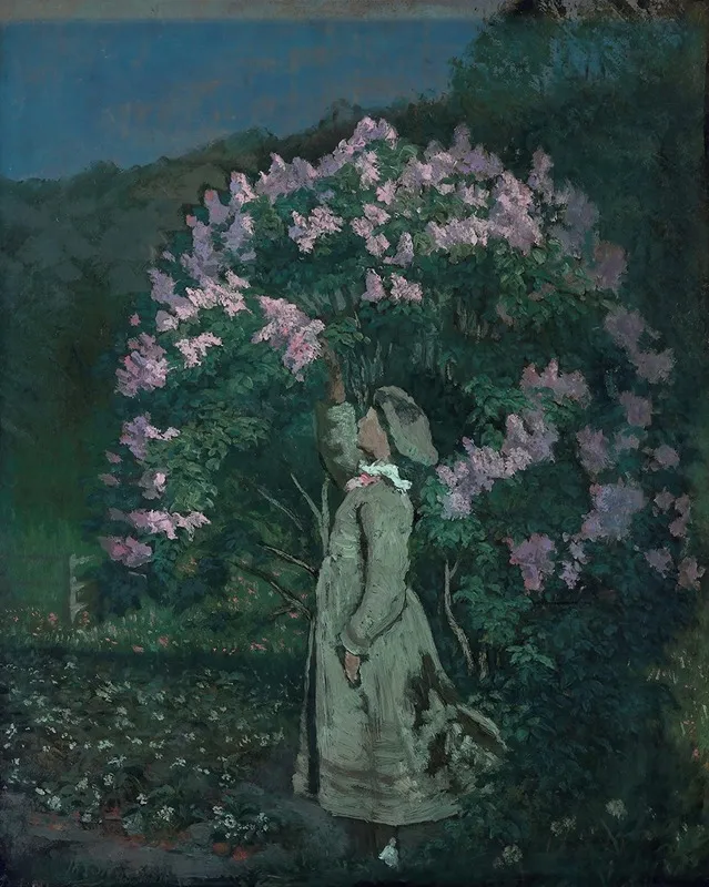 Lilac by Olaf Isaachsen - Canvas Print