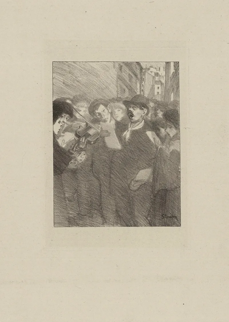 Lile Des Femmes by Théophile Alexandre Steinlen - Canvas Print