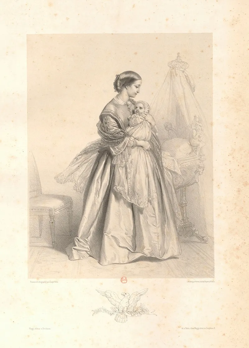 Limperatrice Et Le Prince Imperial