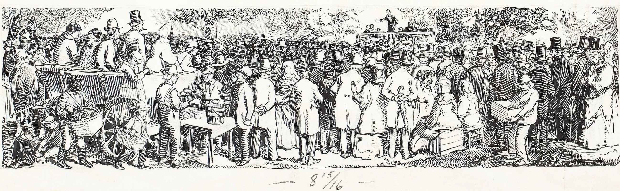 Lincoln Addressing Crowd
