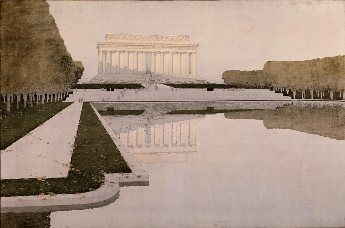 Lincoln Memorial by Henry Bacon - Canvas Print