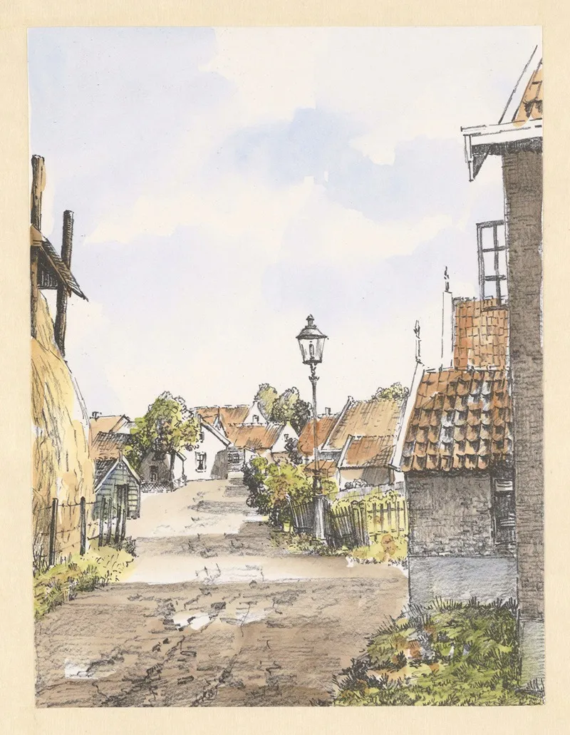 Lindenlaan by Bob Brobbel - Canvas Print