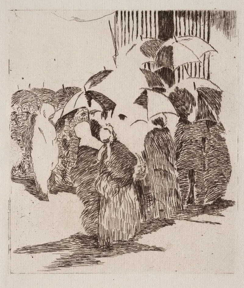 Line In Front Of The Butcher Shop 2
