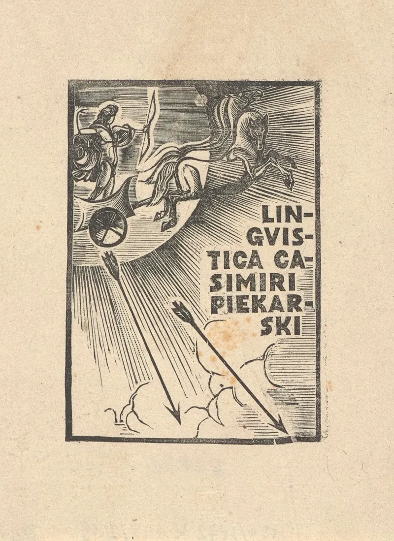 Linguistica Casimiri Piekarski by Nikolaj Nikolaevič Kupreânov - Canvas Print