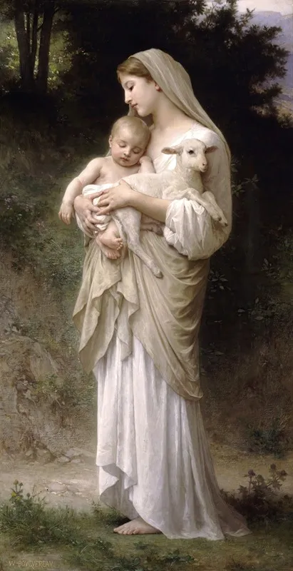 Linnocence by William Bouguereau - Canvas Print