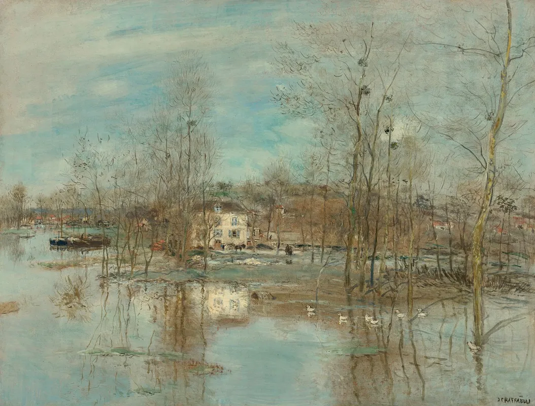 Linondation Dans La Plaine