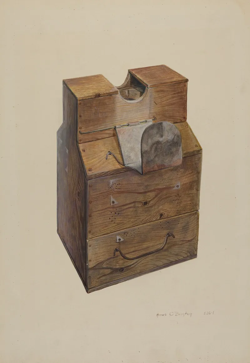 Liquor Carrier by Amos C. Brinton - Canvas Print