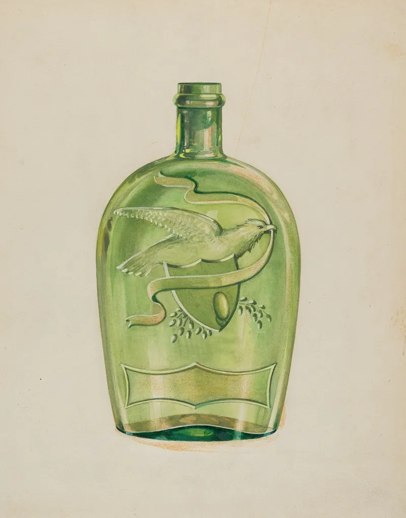 Liquor Flask 2 by Charles Caseau - Canvas Print