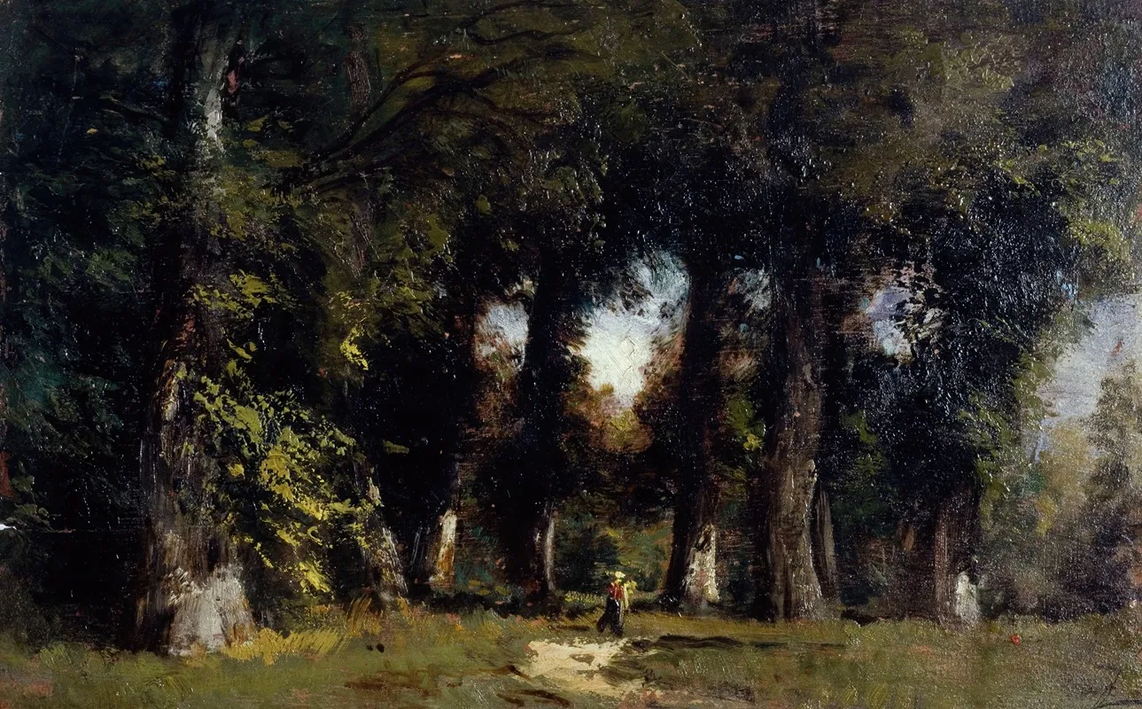 Lisiere De Foret by Félix Ziem - Canvas Print