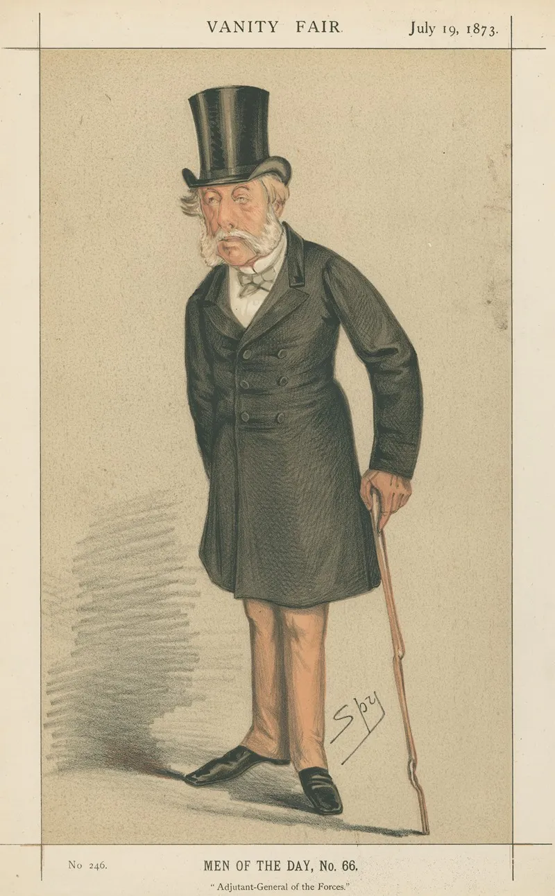 Literary Adjutant General Of The Forces Sir Richard Airey July 19 1873