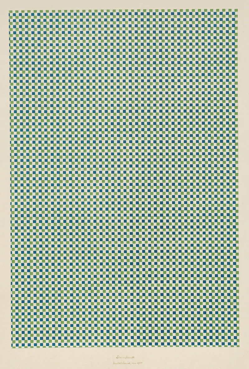 Lithografiertes Papier Schachbrettmuster 2