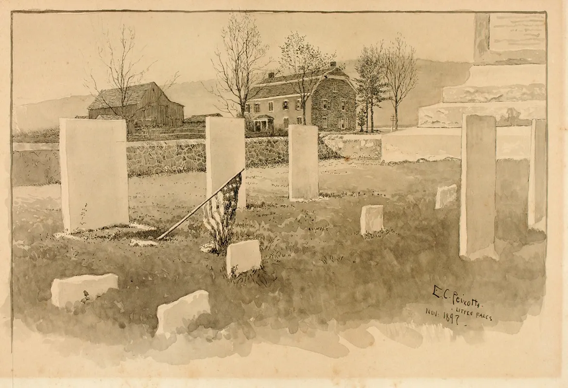 Little Falls by Ernest Peixotto - Canvas Print