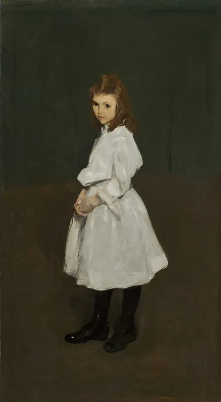 Little Girl In White Queenie Burnett 2