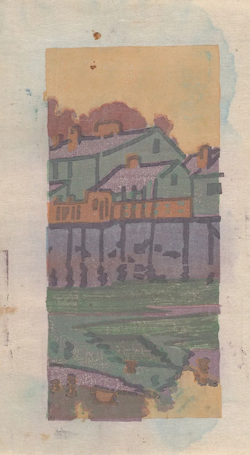 Little Venice 2 by Arthur Wesley Dow - Canvas Print