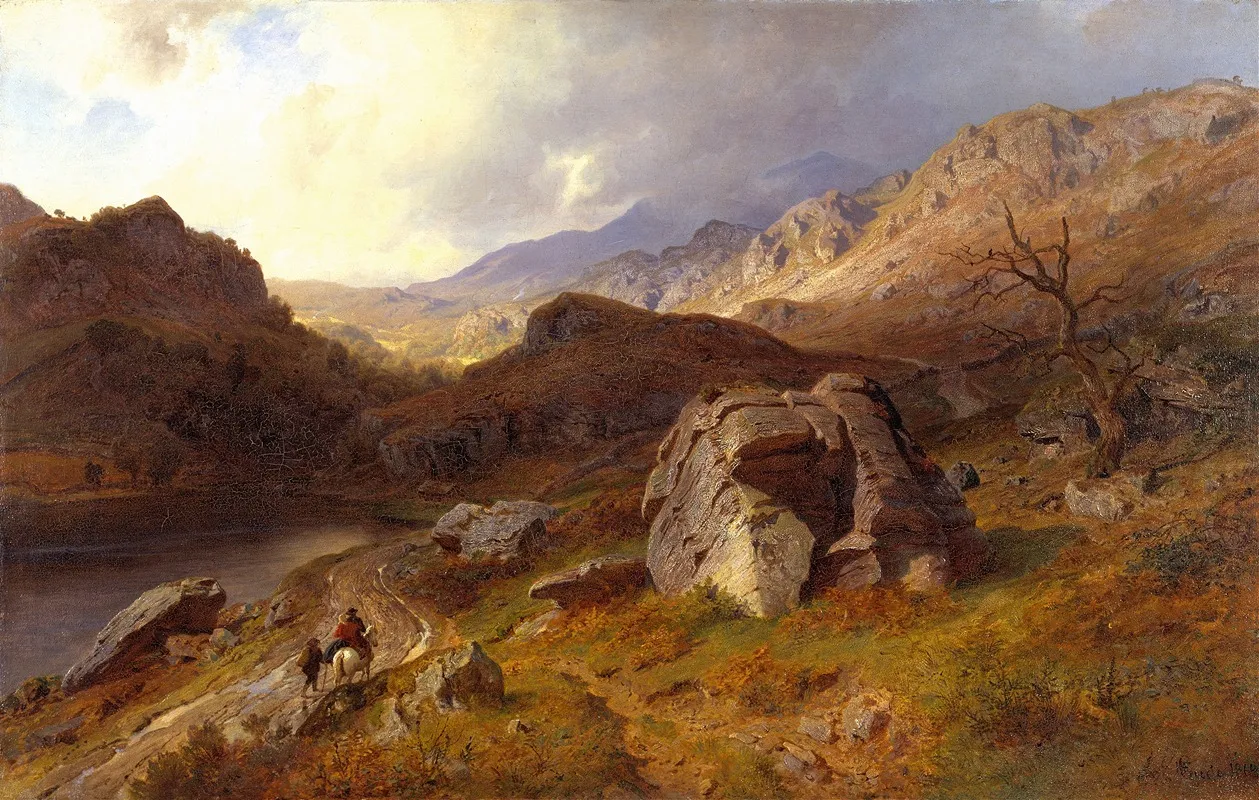 Lledr Valley In Wales