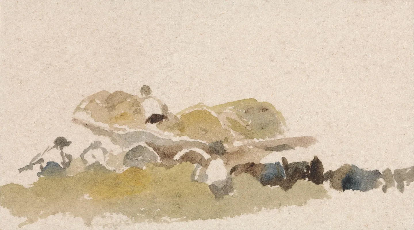 Loading A Haywain by Peter DeWint - Canvas Print