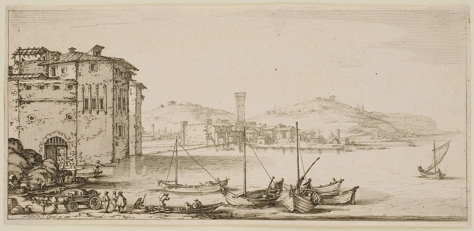 Loading The Merchandise by Jacques Callot - Canvas Print