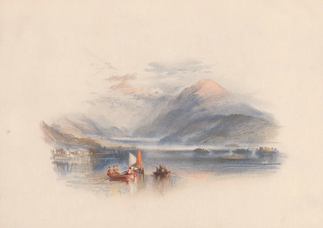Loch Lommond by M.H. Long - Canvas Print