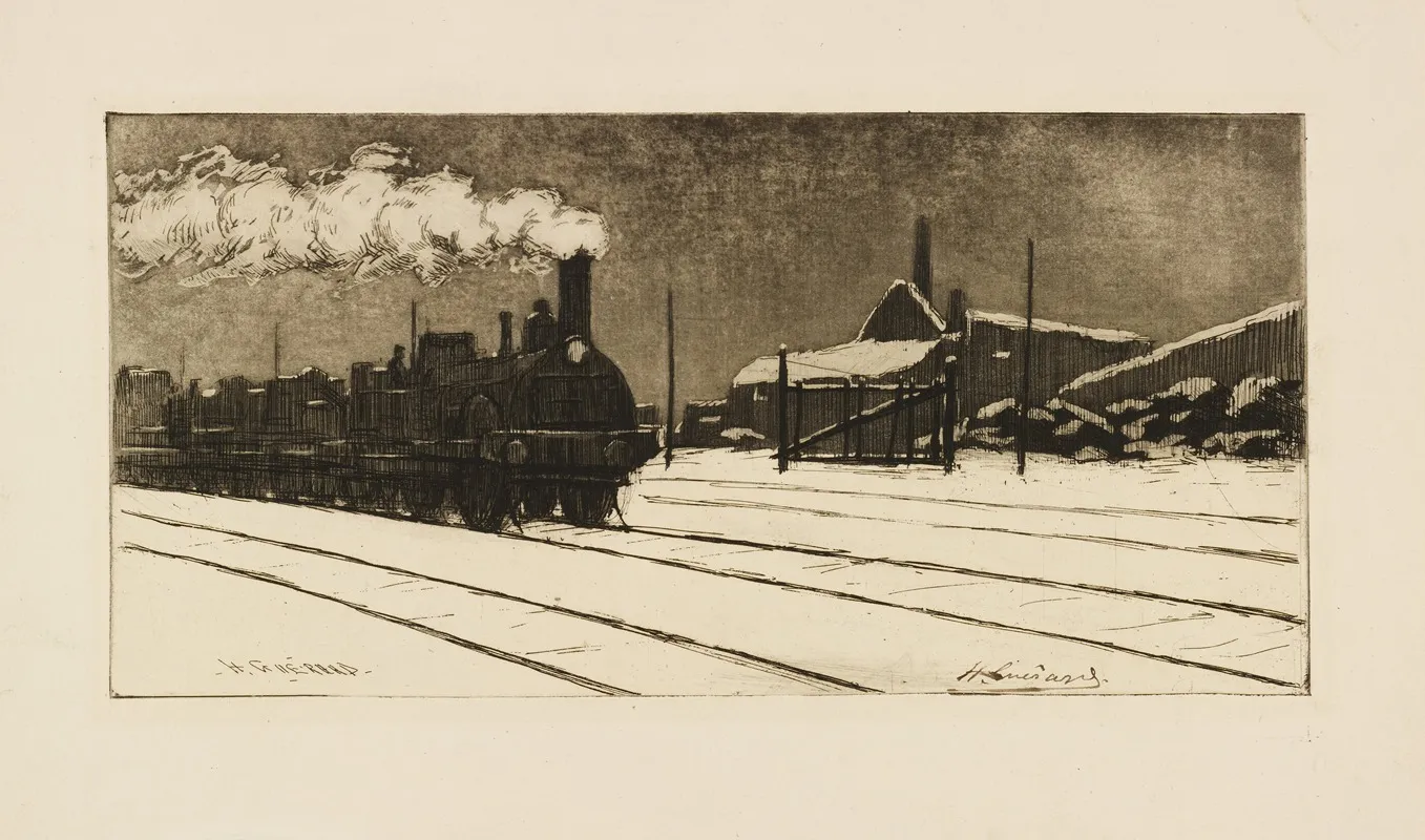Locomotive Effet De Neige