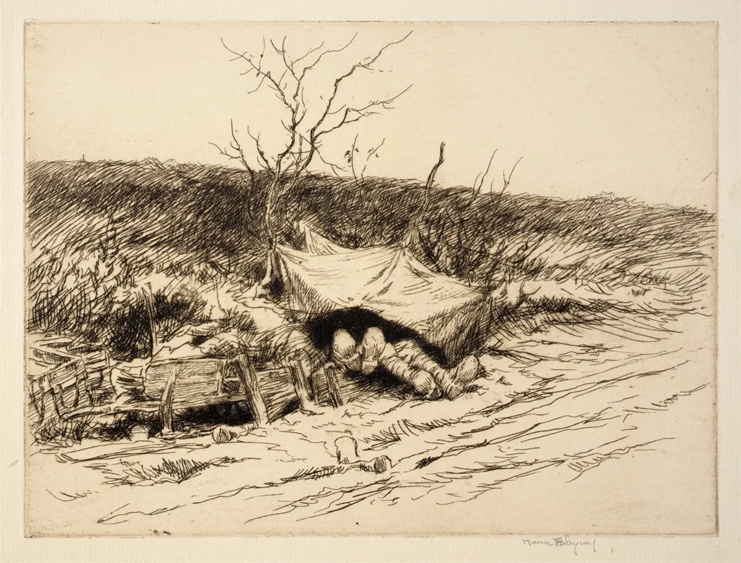 Lodgings For The Night by Kerr Eby - Canvas Print