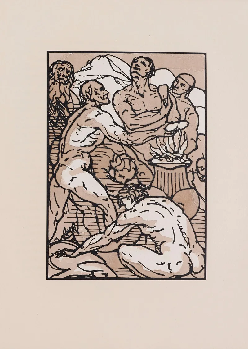 Lodyssee 3 by Emile Bernard - Canvas Print