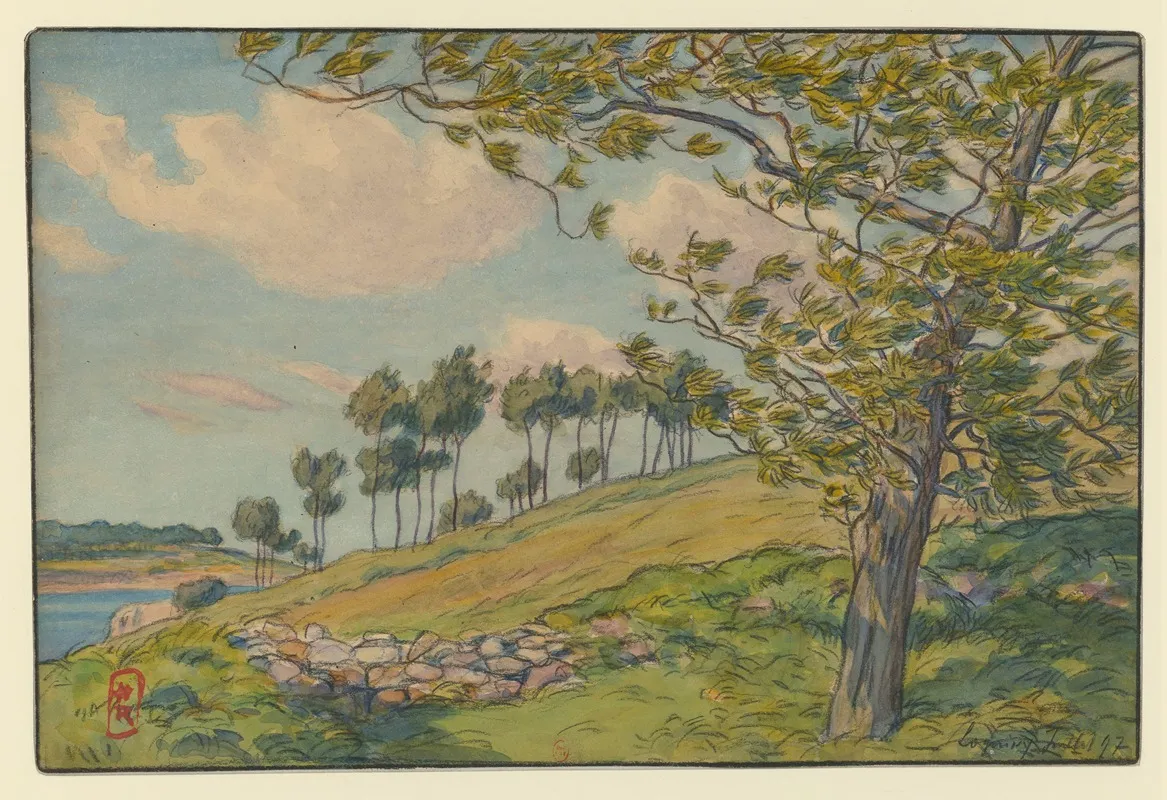 Loguivy 16 by Henri Rivière - Canvas Print