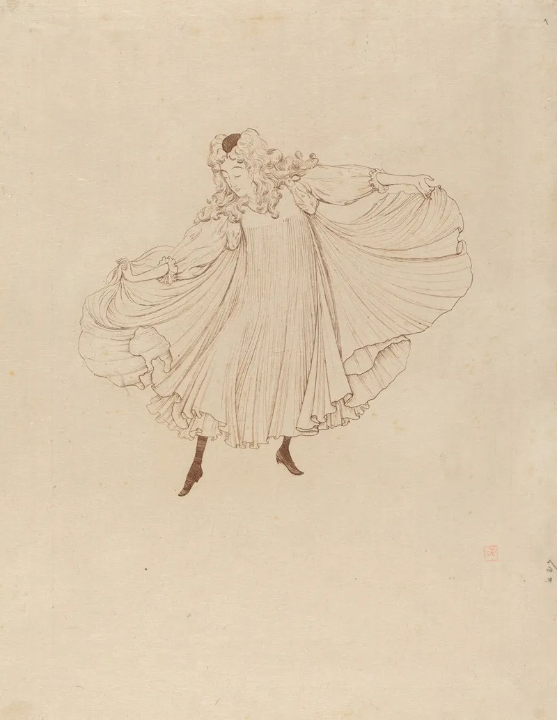 Loie Fuller 2 by Theo van Rysselberghe - Canvas Print