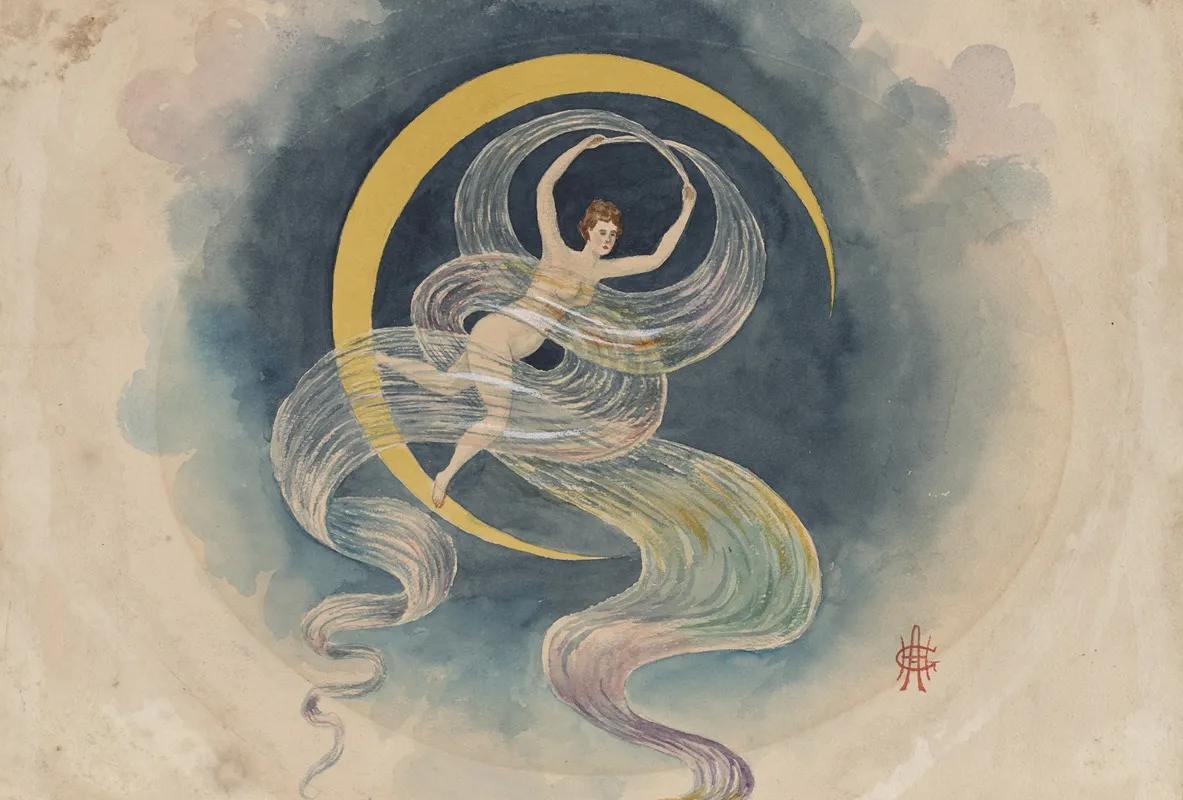 Loie Fuller In The Moon