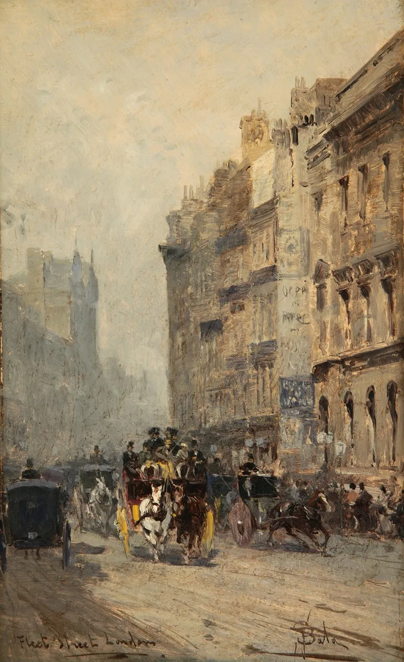 London Street by Paolo Sala - Canvas Print