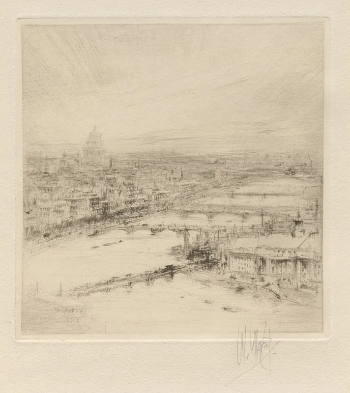 London by William Walcot - Canvas Print