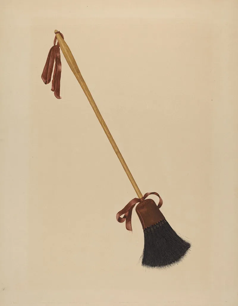 Long Handled Bristle Brush by Richard Barnett - Canvas Print