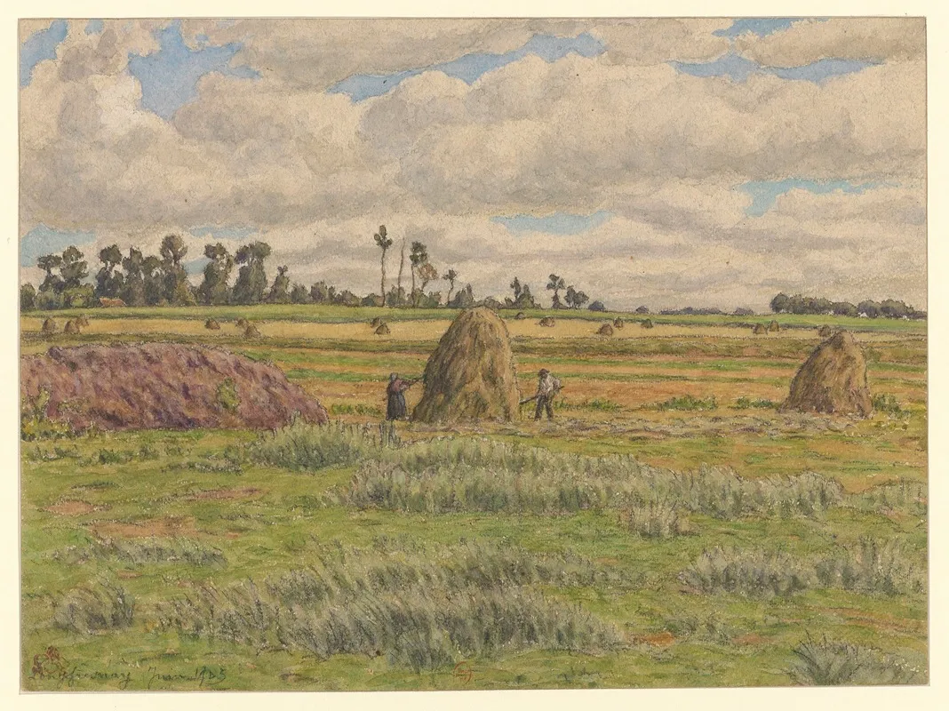 Longfresnay 2 by Henri Rivière - Canvas Print