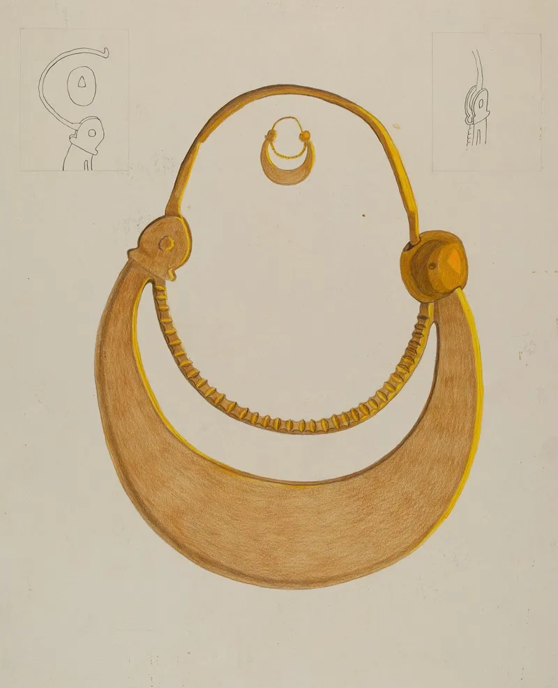 Loop Earrings by Tulita Westfall - Canvas Print