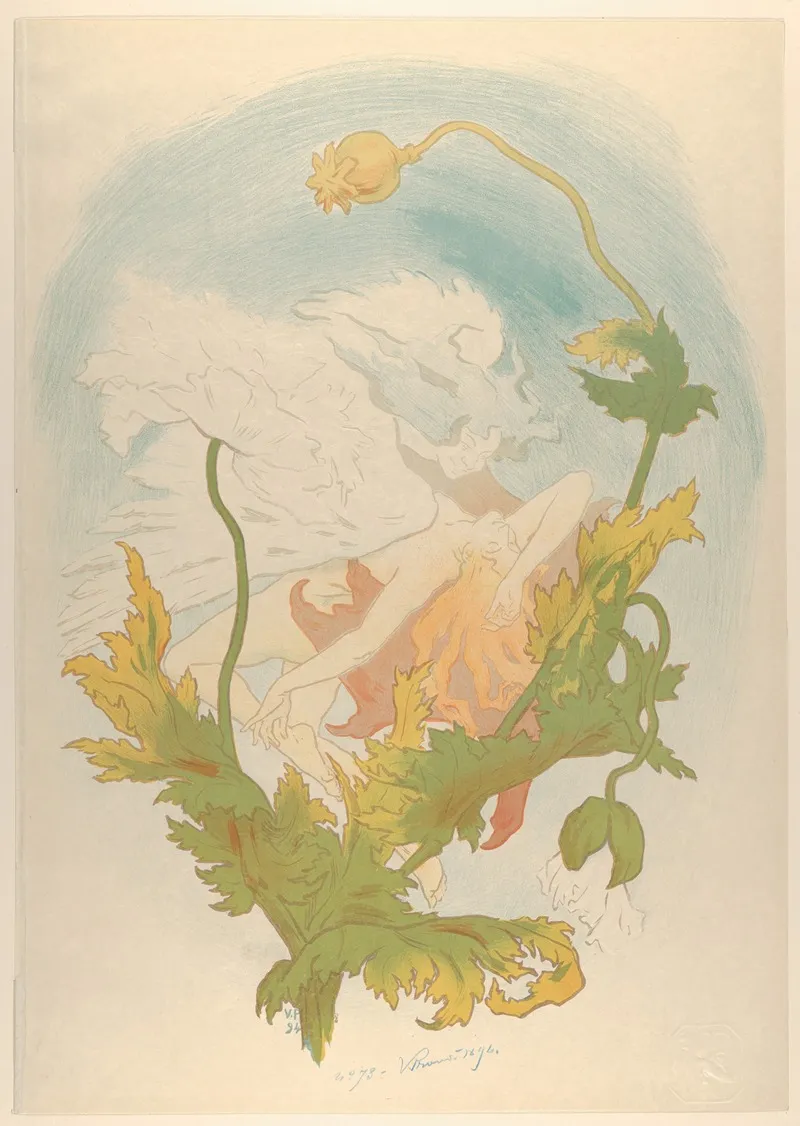 Lopium 2 by Victor Prouvé - Canvas Print