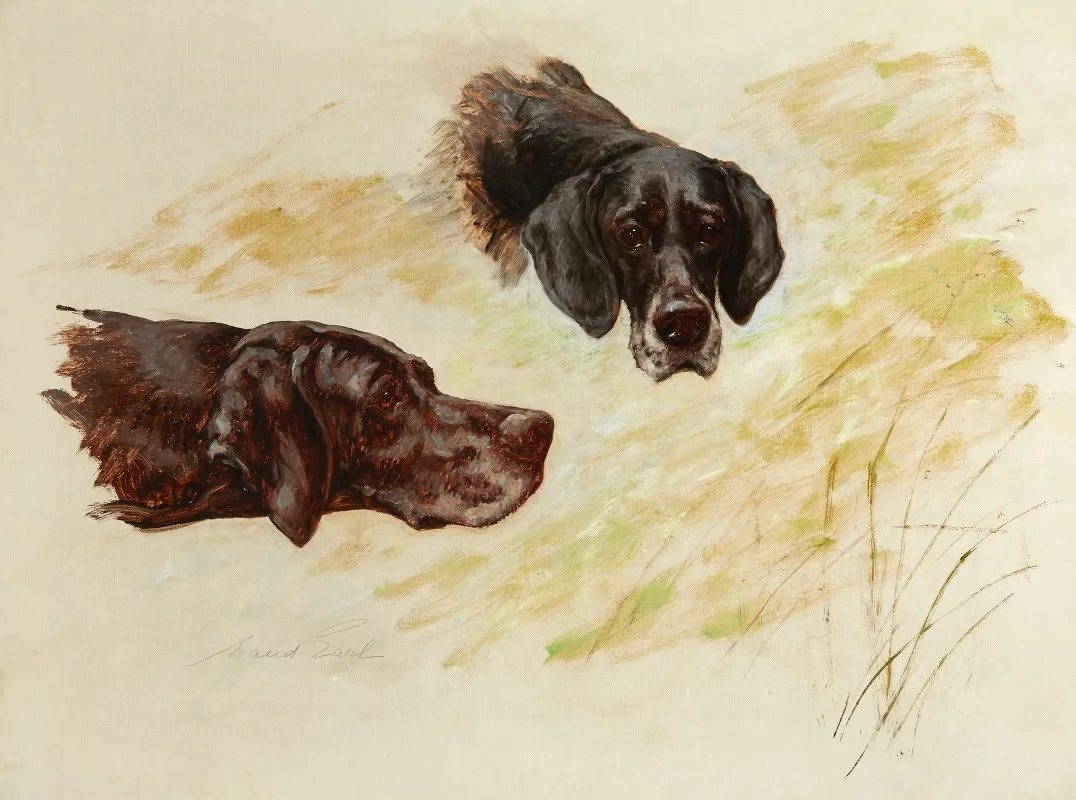 Lorne And Kate by Maud Earl - Canvas Print