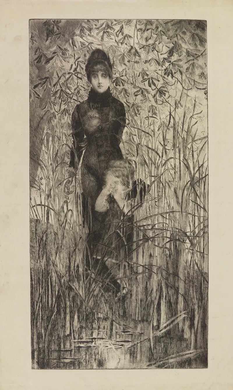 Lorpheline by James Tissot - Canvas Print