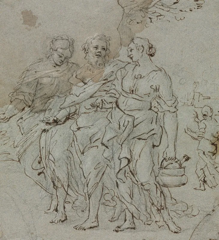 Lot And His Daughters Recto
