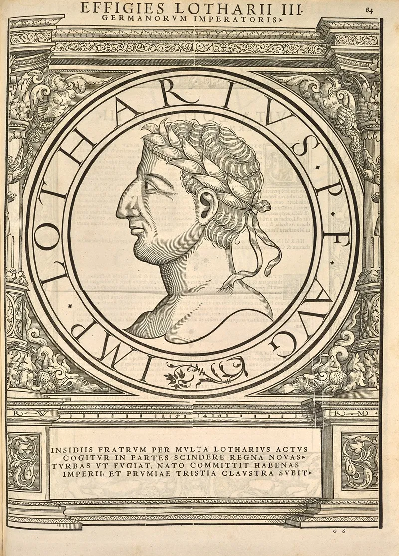 Lothair I by Jacopo Strada - Canvas Print