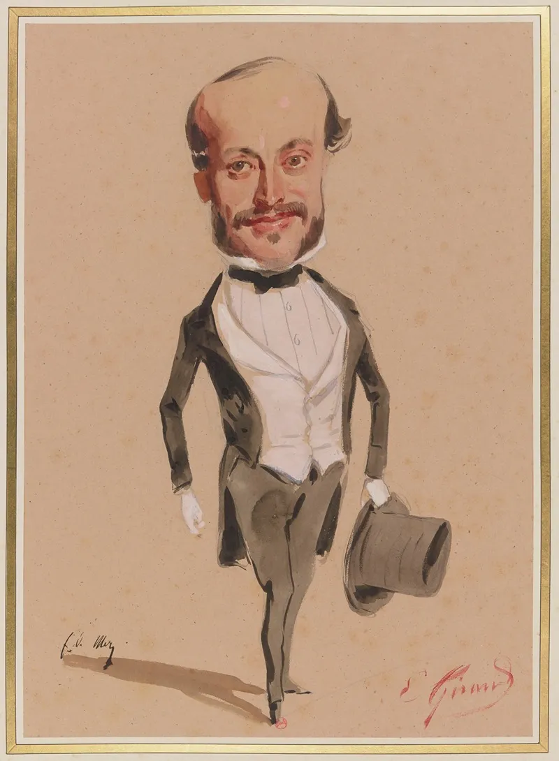 Louis Ferdinand Dupleix by Eugène Giraud - Canvas Print