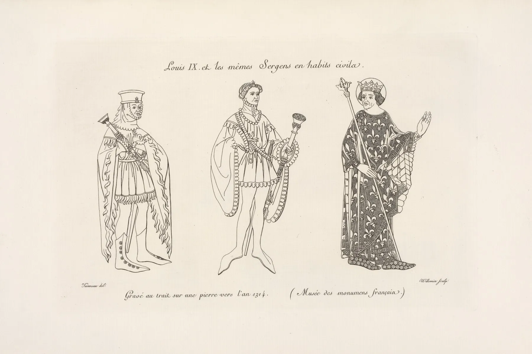 Louis Ix Et Le Memes Sergens En Habits Civils
