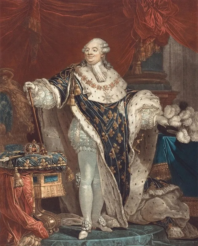 Louis Seize by Philibert-Louis Debucourt - Canvas Print
