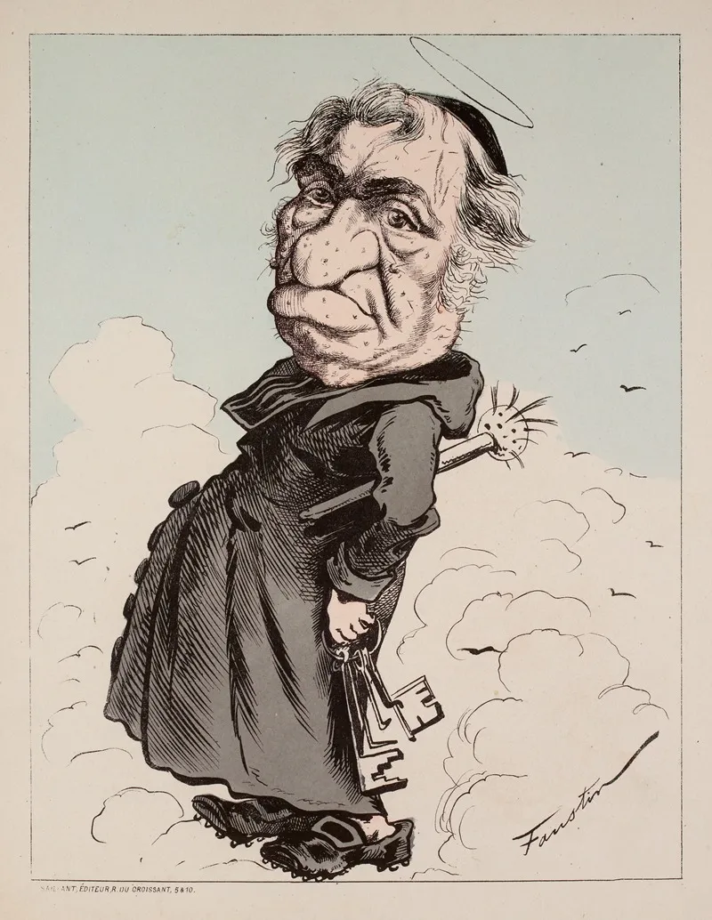 Louis Veuillot by Faustin Betbeder - Canvas Print
