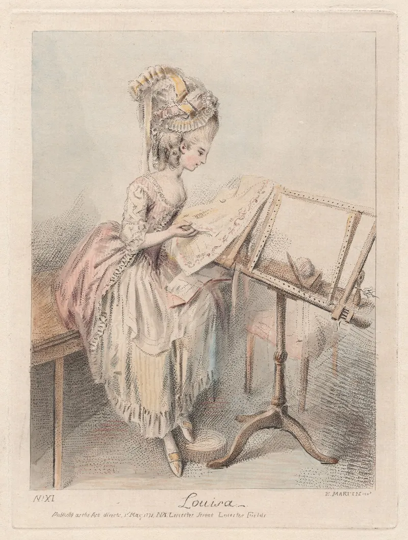 Louisa by Elias Martin - Canvas Print