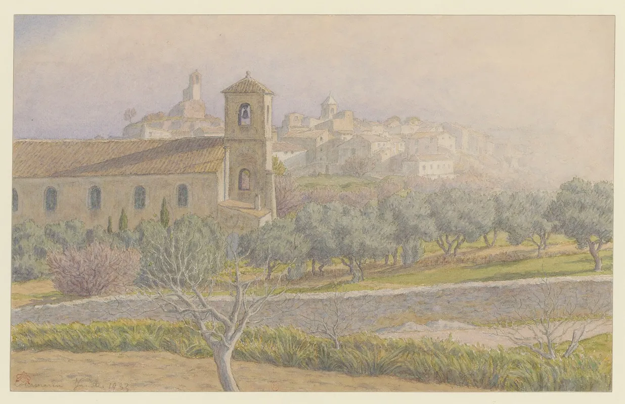 Lourmarin 4 by Henri Rivière - Canvas Print