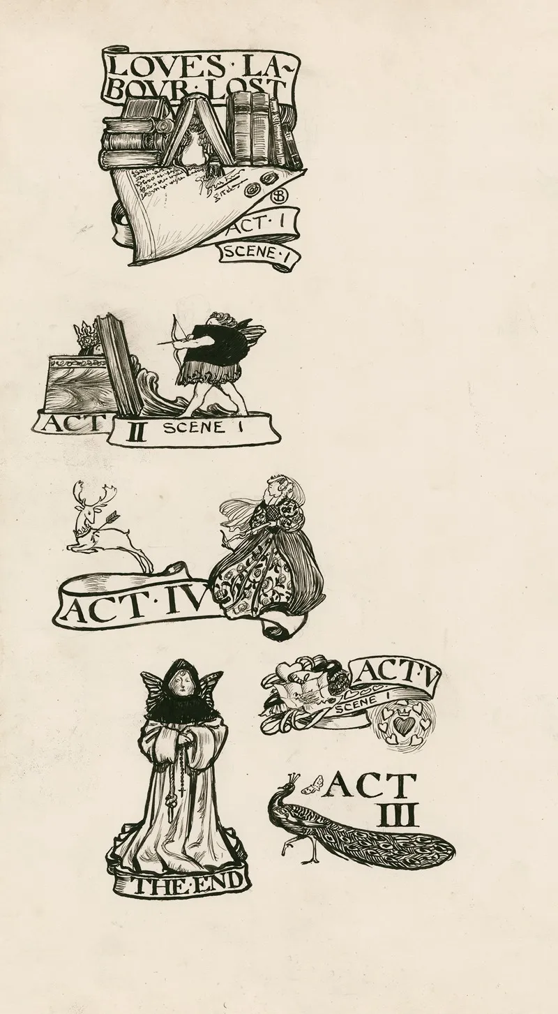 Loves Labours Lost Headings