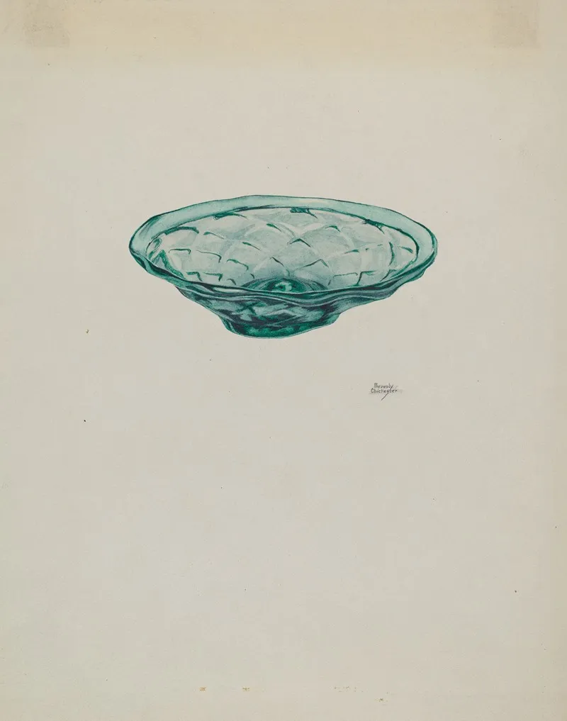Low Glass Dish