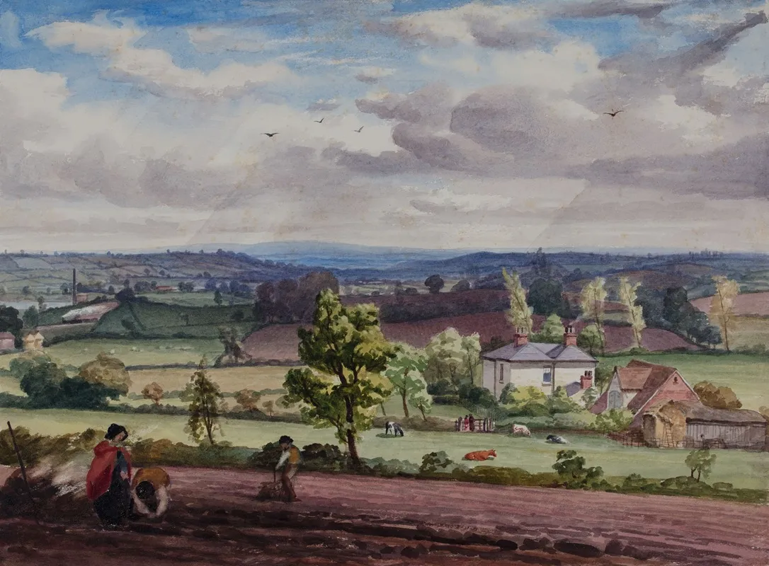 Low Hill by Elijah Walton - Canvas Print