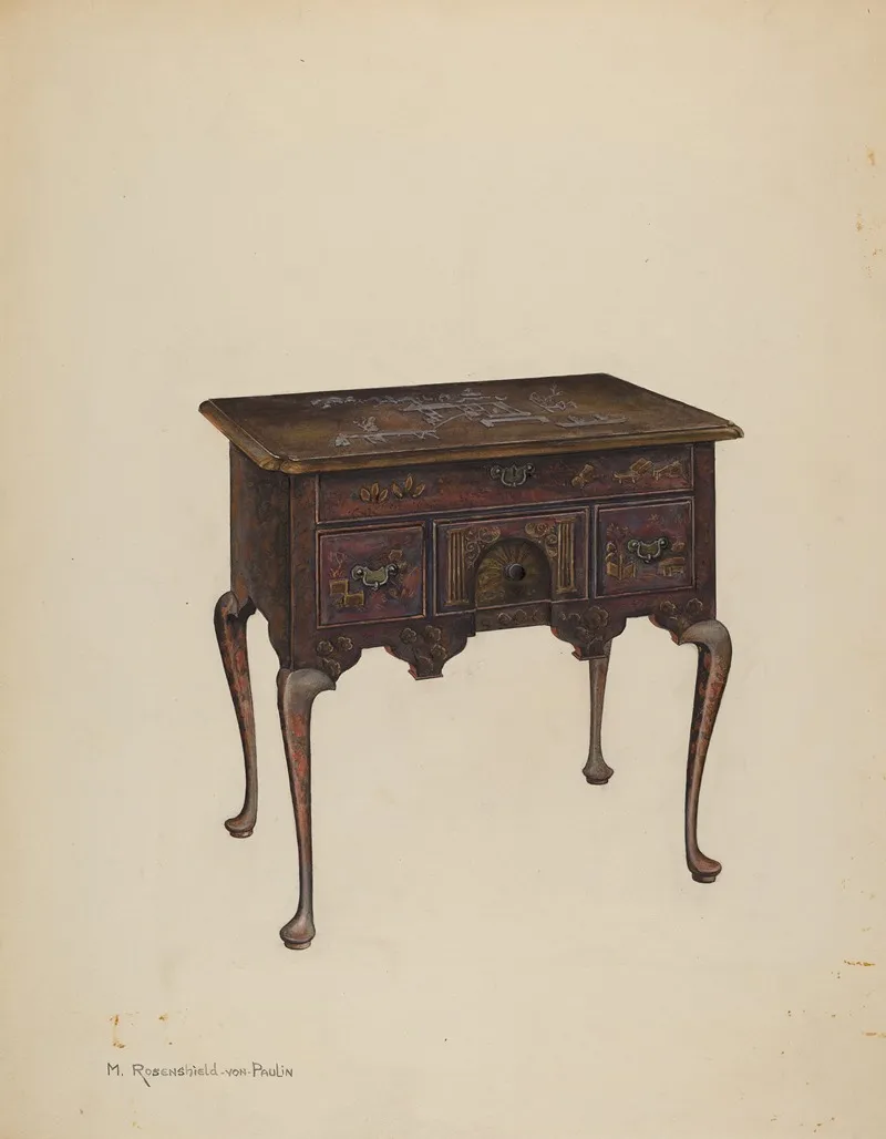 Lowboy 22 by M. Rosenshield-von-Paulin - Canvas Print