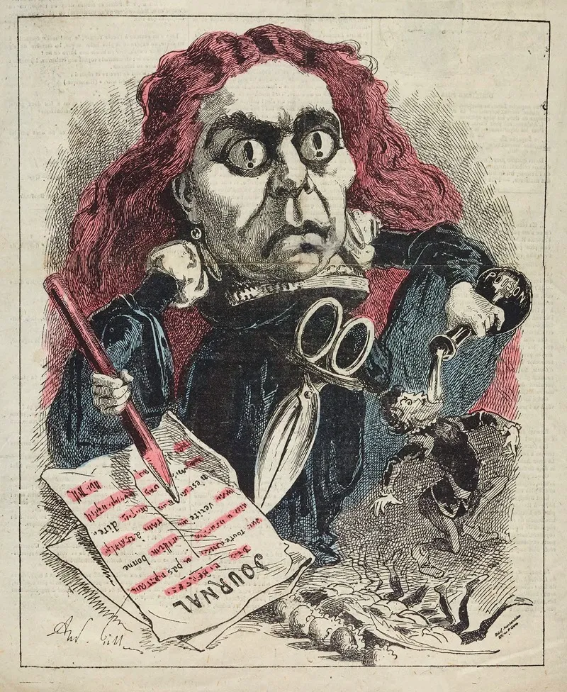 Lucrece Borgia by André Gill - Canvas Print