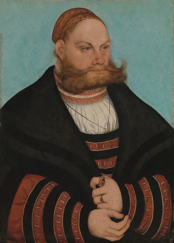 Lukas Spielhausen by Lucas Cranach the Elder - Canvas Print